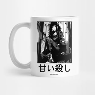 Japanese Goth Stylish Anime Girl Manga Aesthetic Streetwear Mug